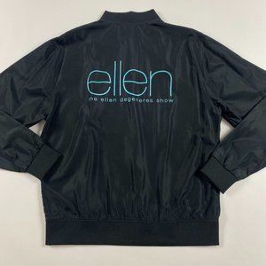 NWOT The Ellen Degeneres Windbreaker Satin Jacket Adult Size Large Be Kind